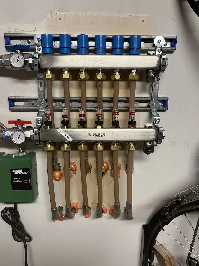 Plumber performing Leak Detection at a residential property in Lower Chanceford